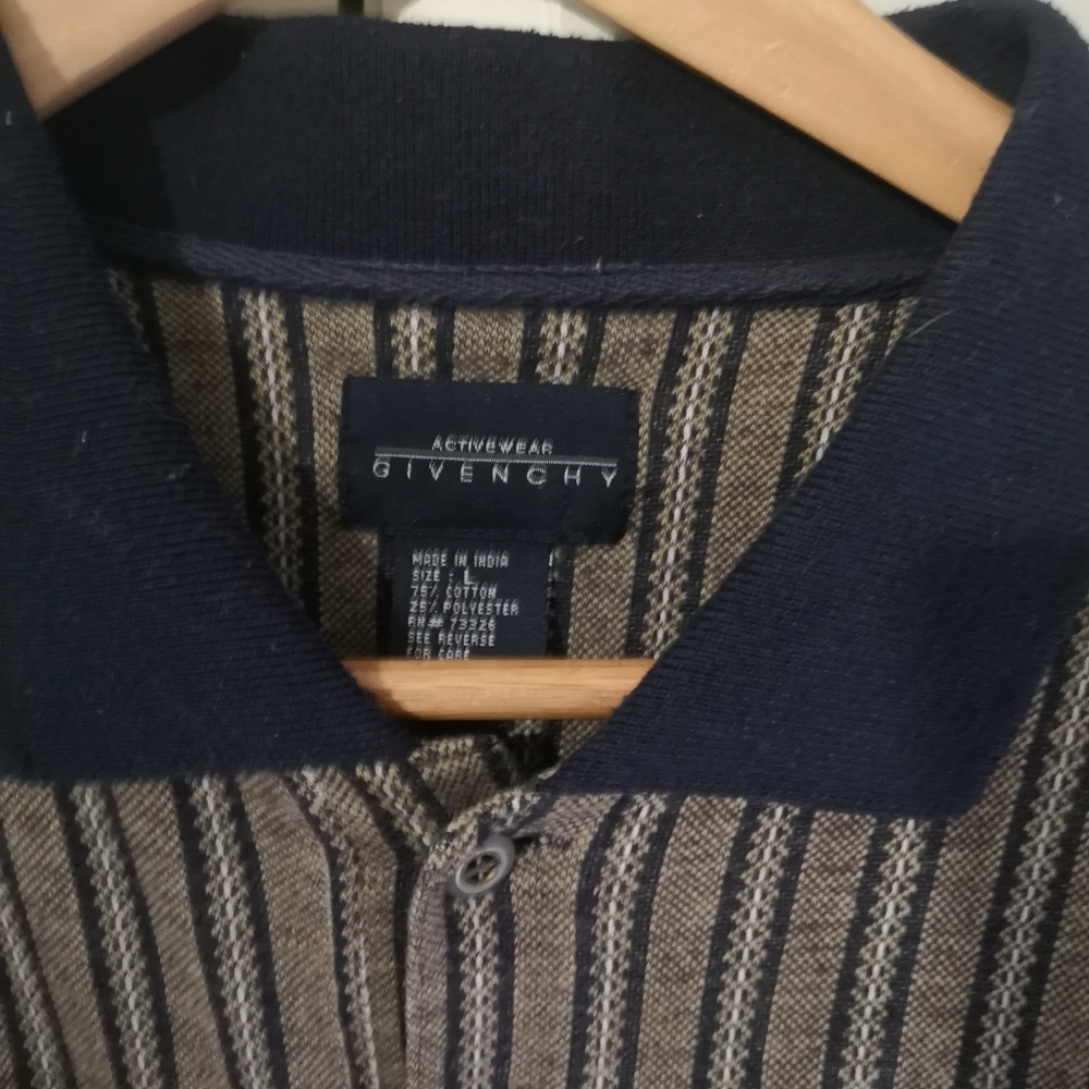 Vintage givenchy long sleeve polo